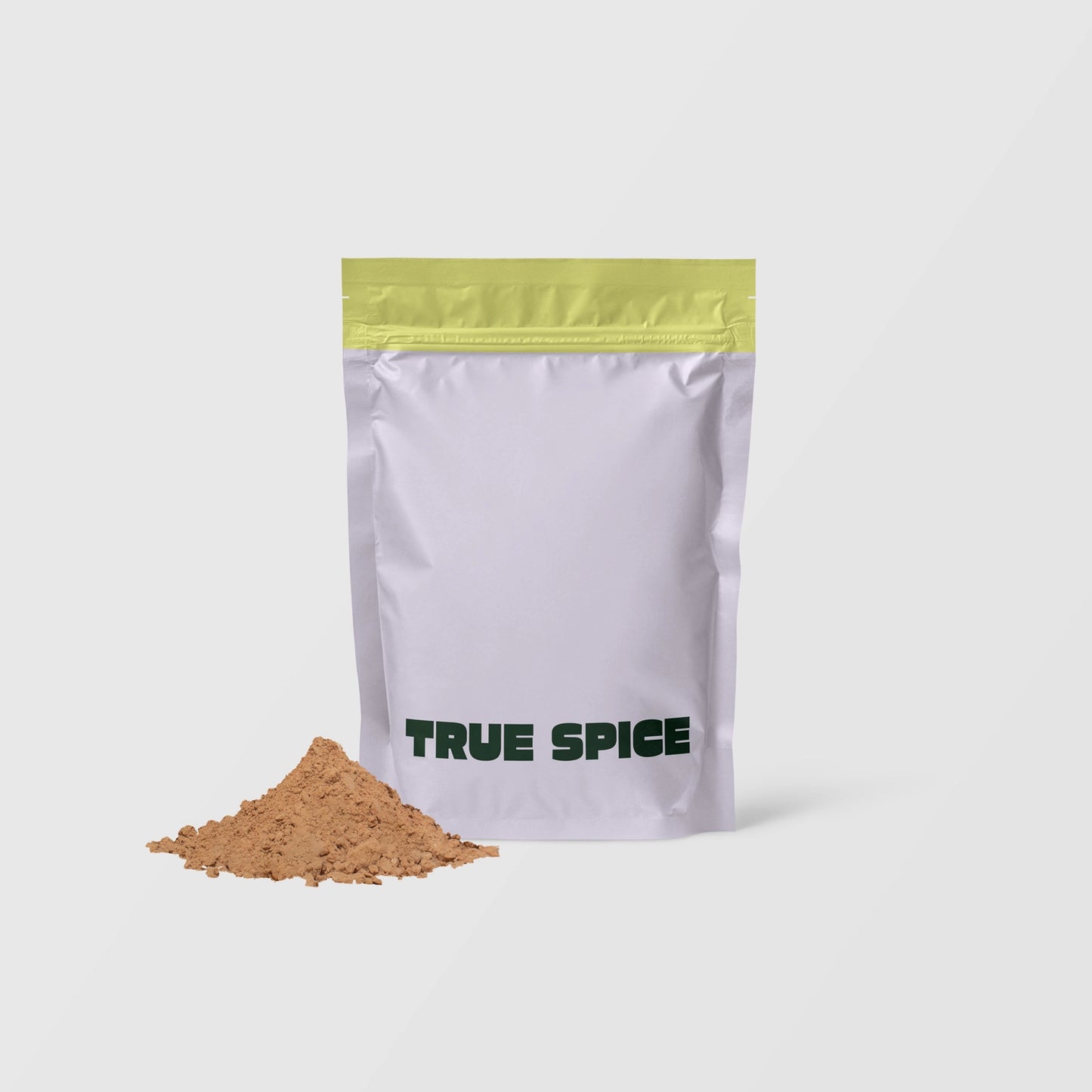 True Spice Turkey Tail mushroom powder resealable pouch with extract powder